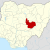 Location of Plateau state in Nigeria. (Himalayan Explorer based on work by Uwe Dedering, Creative Commons)